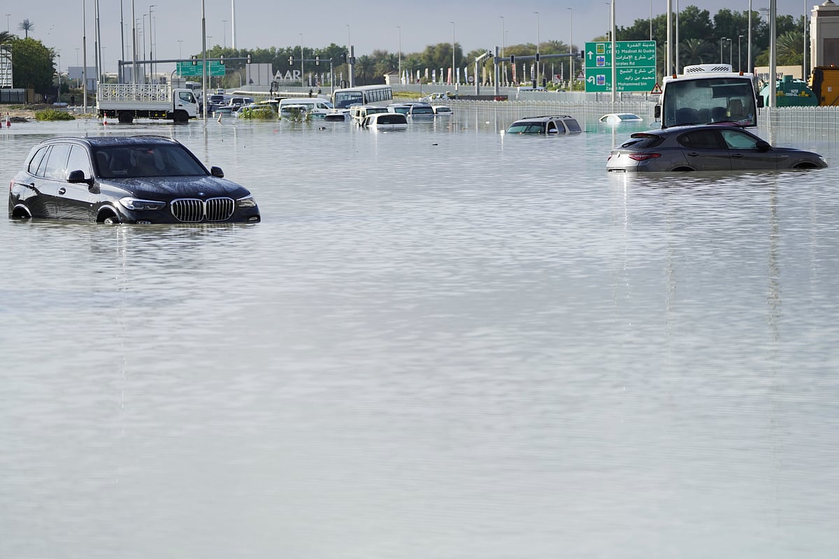 Rare Floods Bring Dubai To Standstill - AP 