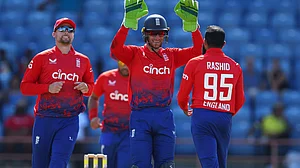 File/ICC : Adil Rashid (right) will spearhead England's spin bowling attack for the upcoming ICC T20 World Cup 2024.