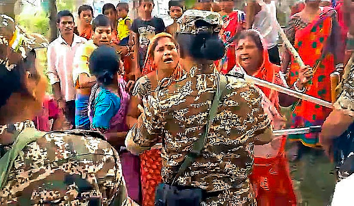 - :  
NIA team attacked in Wast Midnapore, West Bengal on April 6, 2024.
