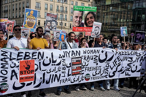 Germany Iran Protest Rapper