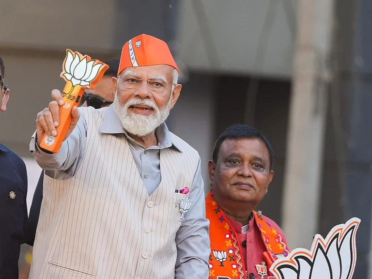 Prime Minister Narendra Modi during an election rally - PTI