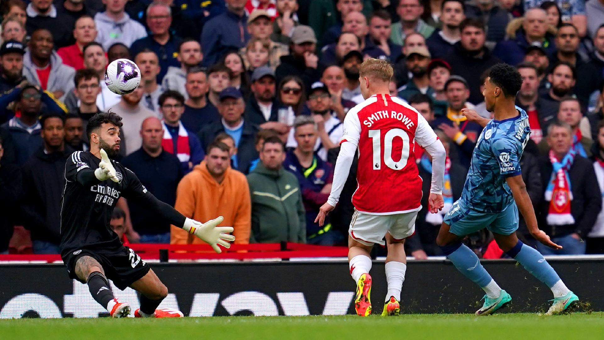 Ollie Watkins scored Aston Villa’s second of the game. - Adam Davy/PA