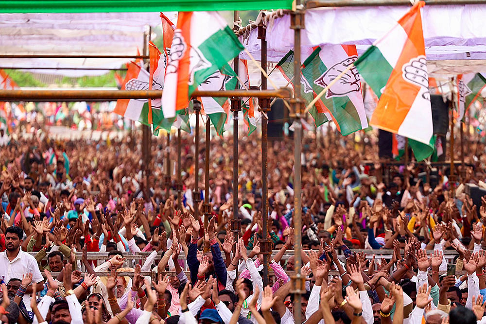 Rahul Gandhis rally in Bastar