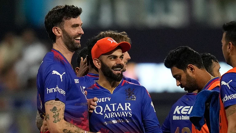 Royal Challengers Bengaluru suffered a seven-wicket defeat at the hands of Mumbai Indians in match 25 of Indian Premier League 2024. - AP/Rajanish Kakade