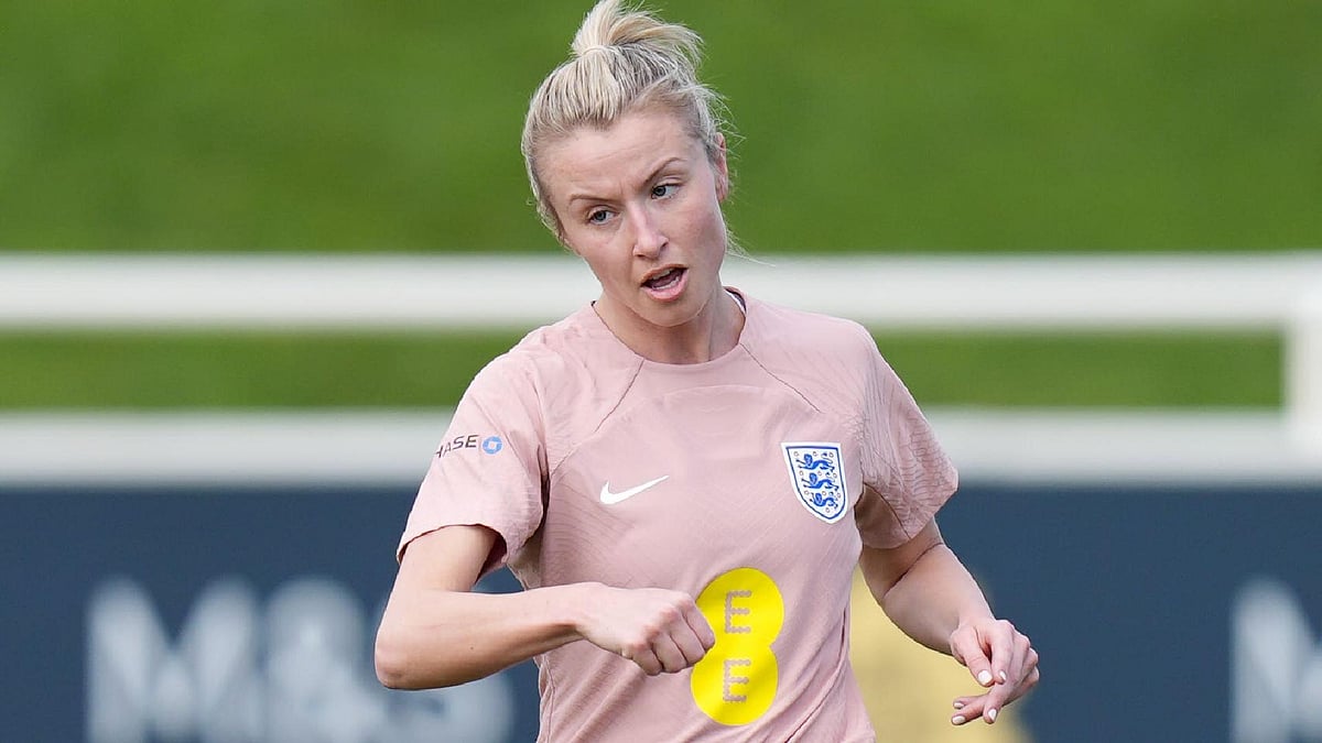 (Jacob King/PA) : Tuesday’s game will be Leah Williamson’s first for the Lionesses since a friendly against Australia last April.