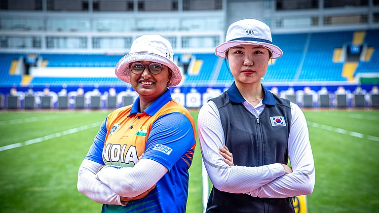 In the semi-finals, Deepika Kumari will take on Korean teenager Nam Suhyeon (pic). - World Archery