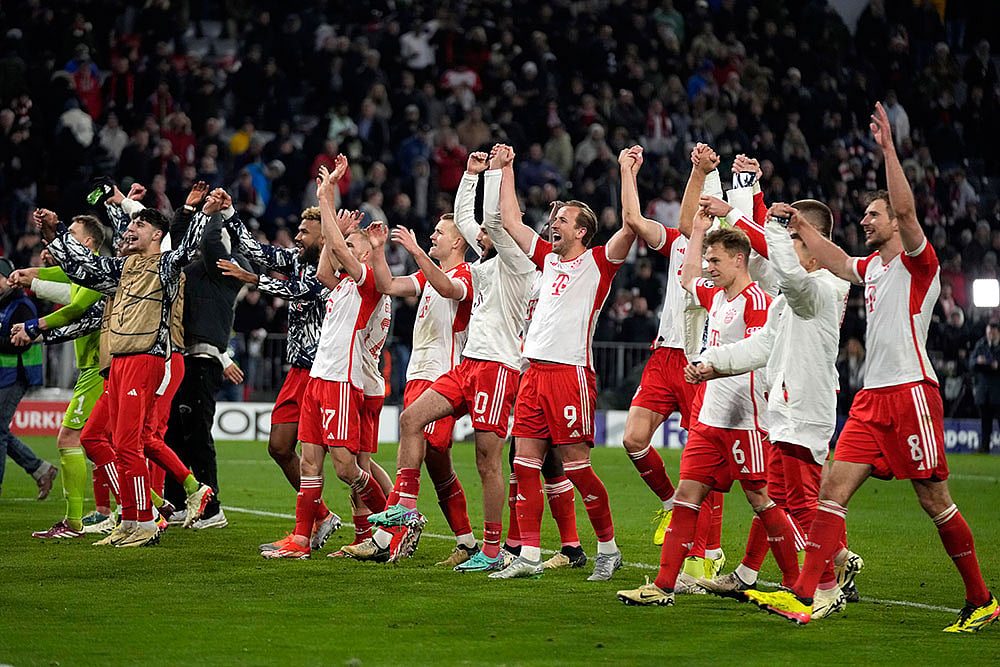 Photo: AP/Matthias Schrader : UEFA Champions League: Bayern Munich vs Arsenal