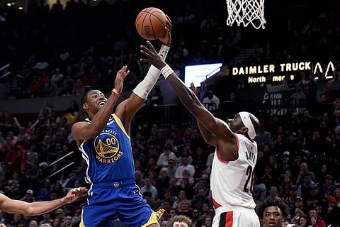 NBA: Golden State Warriors vs Portland Trail Blazers