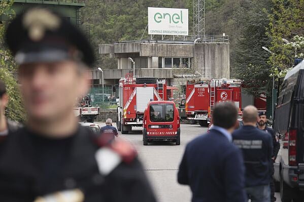 AP : Visual from Enel's Bergi plant in Italy where the explosion took place |