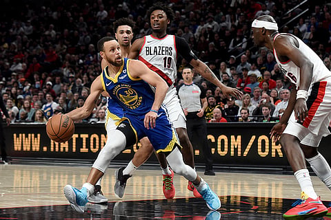 NBA: Golden State Warriors vs Portland Trail Blazers