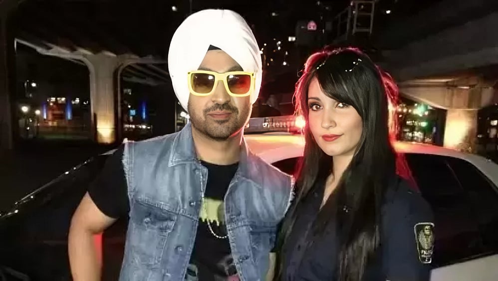 Instagram : Diljit Dosanjh with Oshin Brar