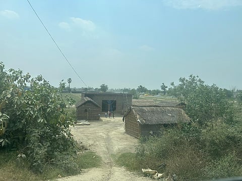 The remaining houses in Rampur Halwara