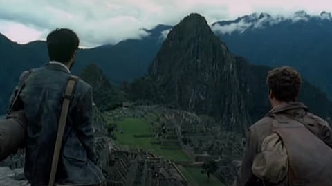Machu Picchu in 'The Motorcycle Diaries'