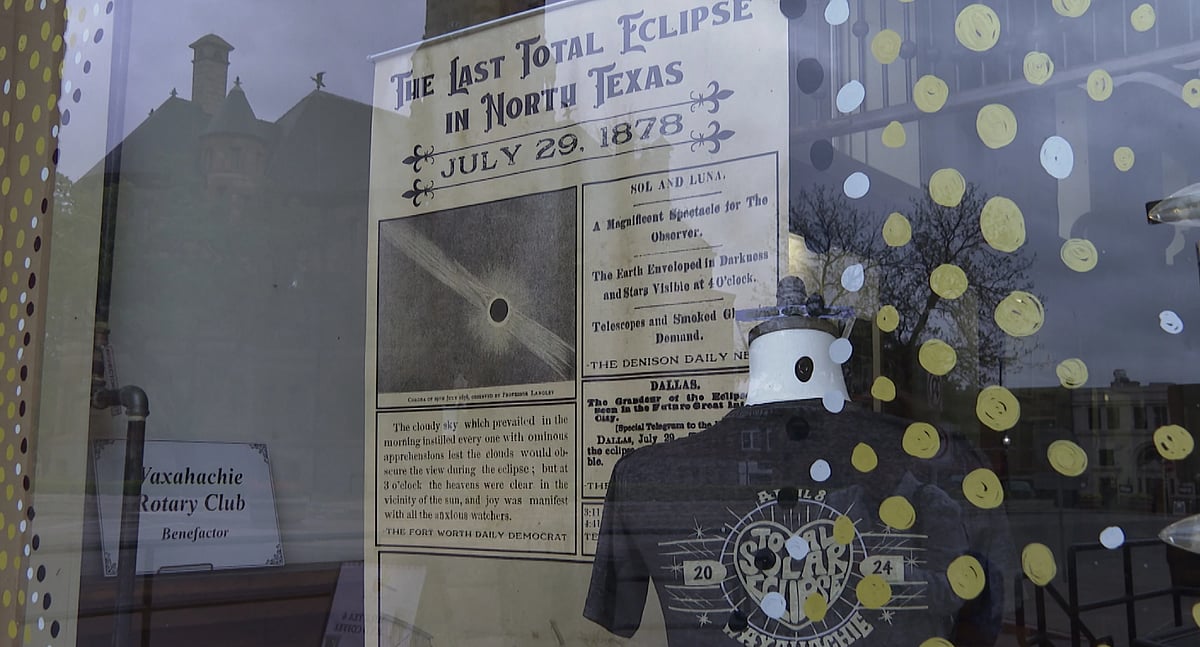 AP : Ellis county museum displaying excerpts from newspaper 