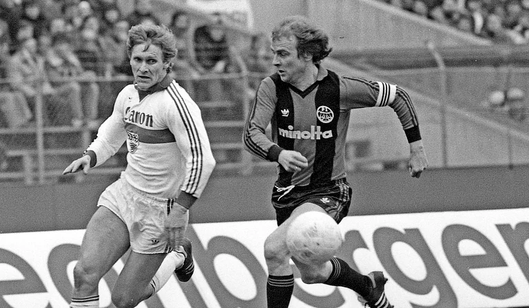 Bernd Holzenbein, won a crucial penalty in West Germany's victory over the Netherlands in the 1974 World Cup final. - X/@Eintracht