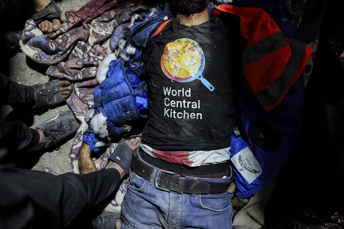 AP |  : Israel's closest allies condemn the death of aid workers after an airstrike