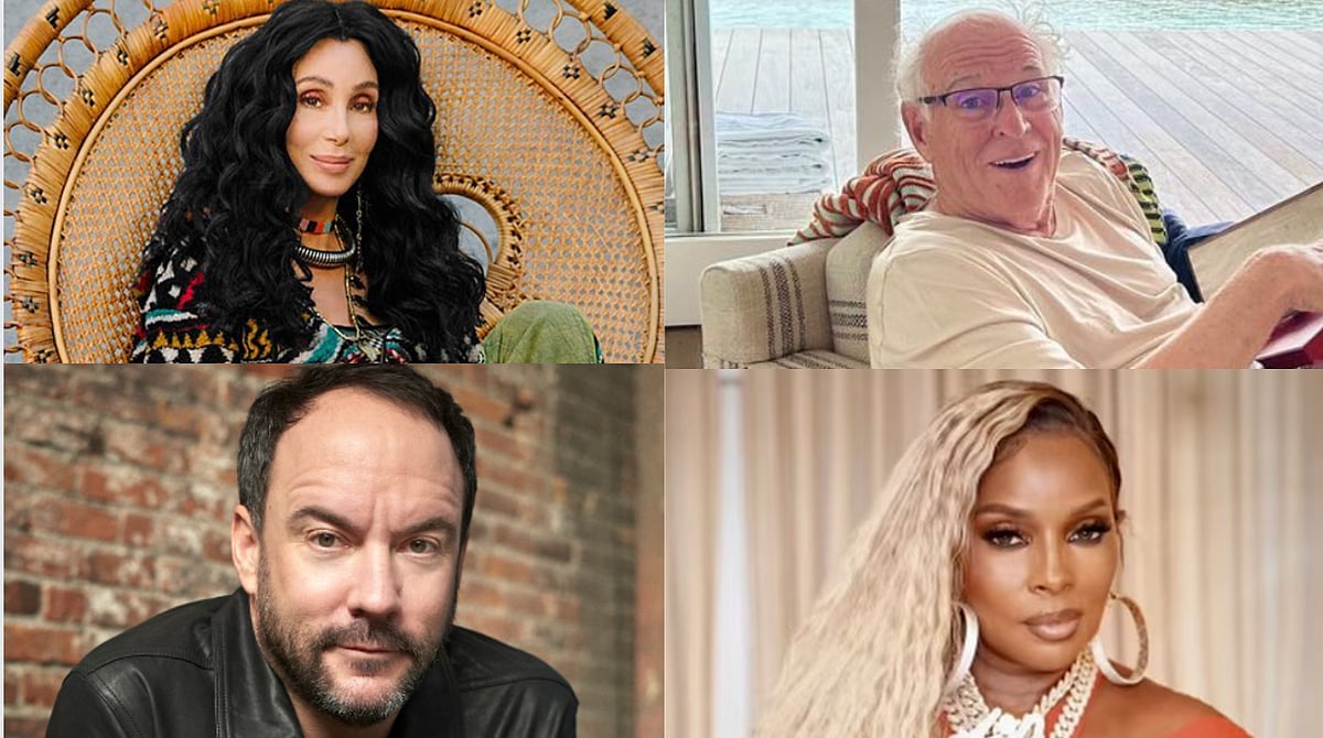 Instagram : Cher, Jimmy Buffett, Dave Matthews, Mary J Blige