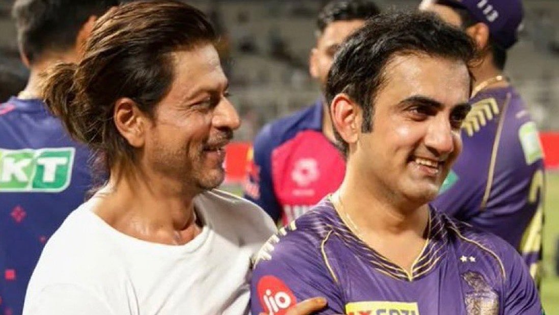 SRK and Gautam Gambhir - Instagram