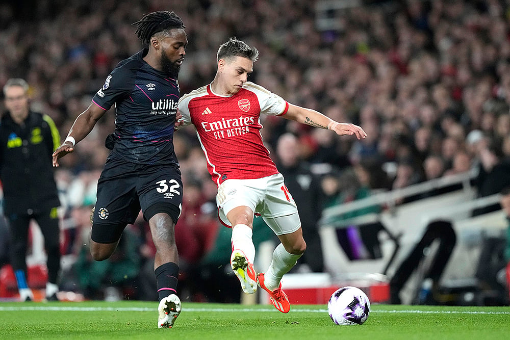 | Photo: AP/Frank Augstein : English Premier League 2023-24: Arsenal vs Luton Town