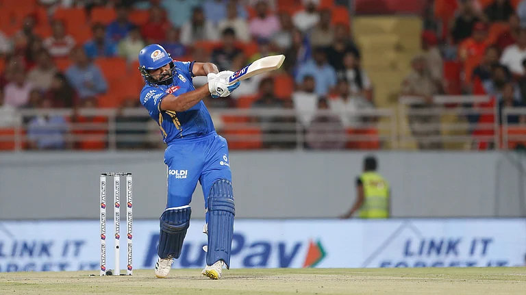 Rohit Sharma misses out against PBKS due to hamstring injury. - AP Photo/ Surjeet Yadav