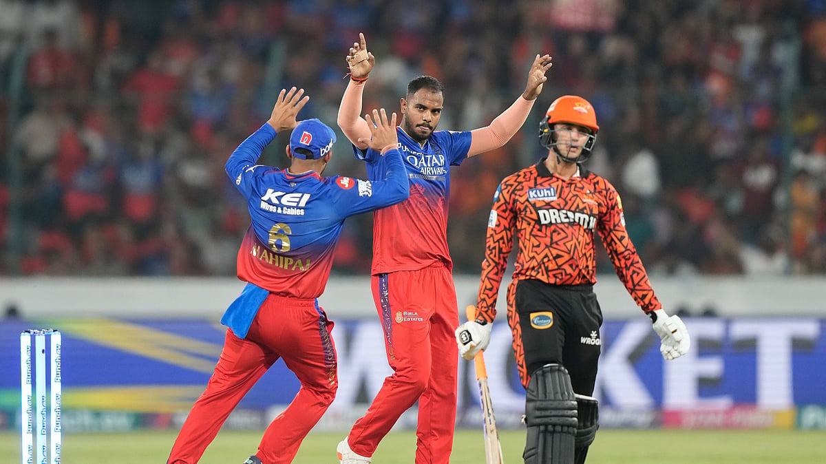 Abhishek Sharma Wicket, SRH Vs RCB, IPL 2024 AP Photo