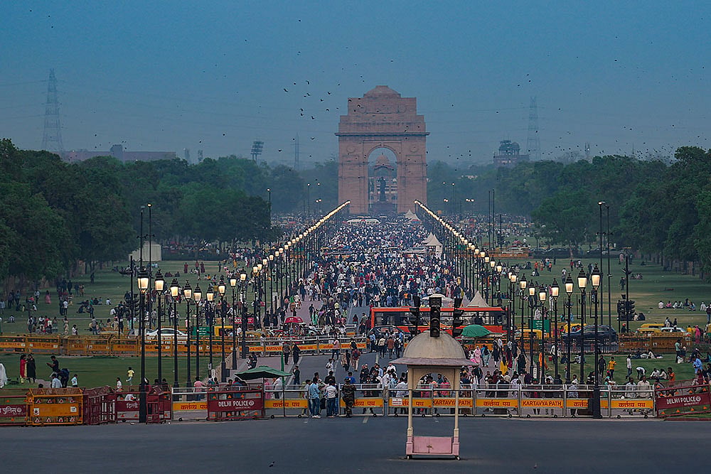 Eid-ul-Fitr: Visitors at India Gate
