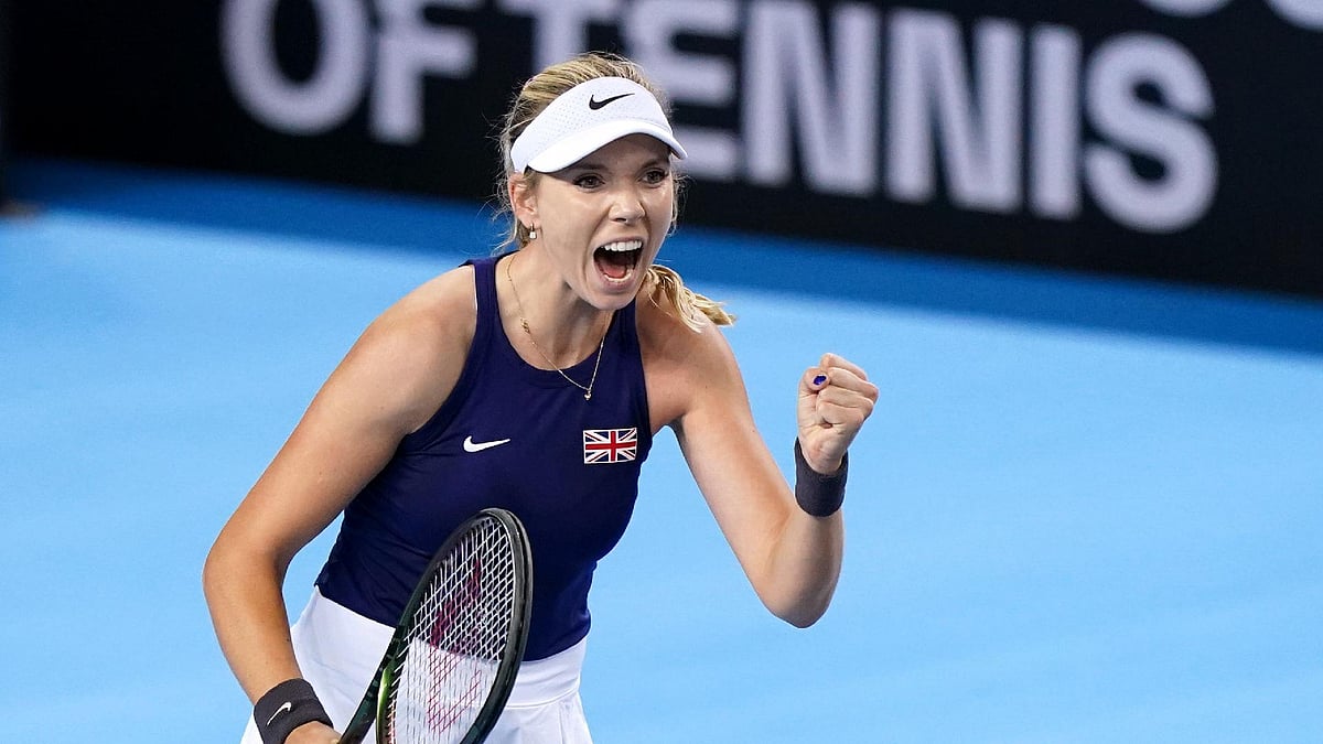 Zac Goodwin/PA : Katie Boulter will lead Britain’s Billie Jean King Cup team.