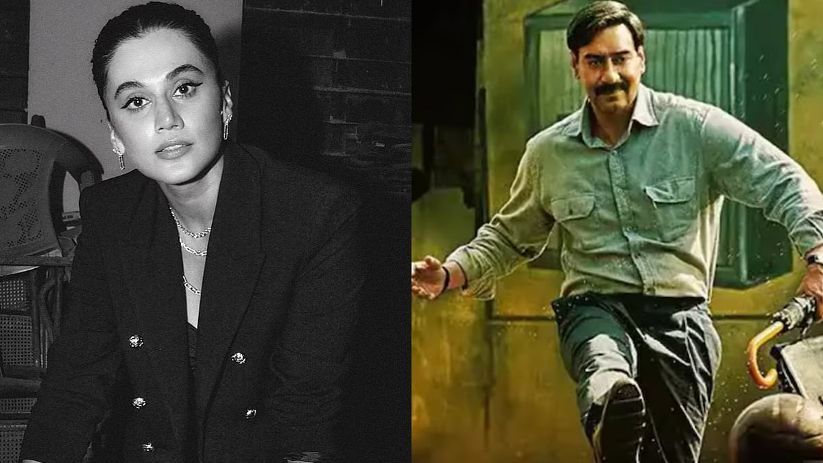 Instagram : Taapsee Pannu and Ajay Devgn