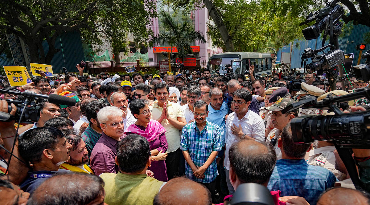 Ravi Choudhary/PTI : Aam Aadmi Party accused of receiving Rs 7 crore foreign funds.