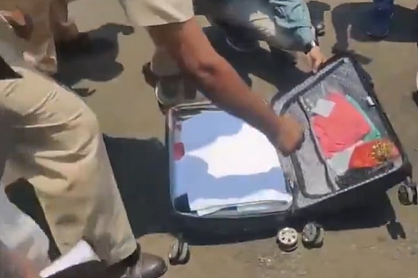 Video posted on X/ANI : The officials did not find anything objectionable in Shinde’s bags.

