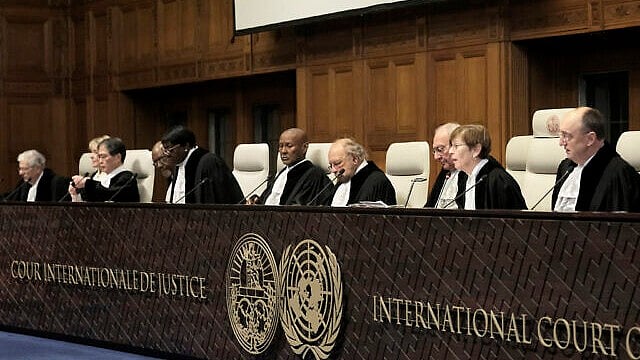 AP : Judges hearing the Gaza genocide case at the International Court of Justice in The Hague, Netherlands |
