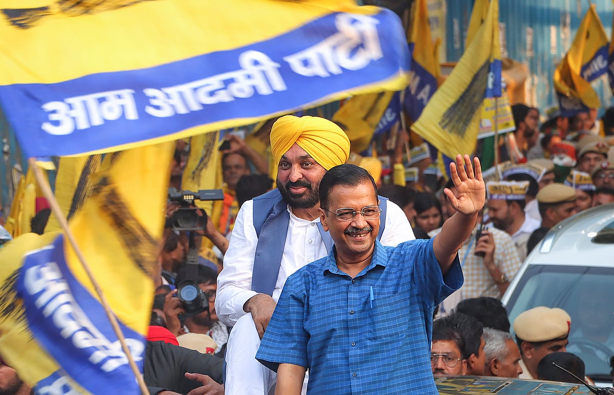 PTI :  
Arvind Kejriwal's road show