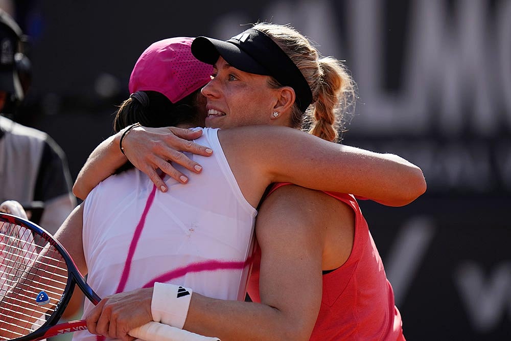 Photo: AP/Alessandra Tarantino : Italy Tennis Open