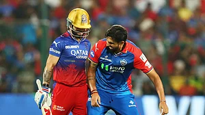 X/@DelhiCapitals : Virat Kohli and Ishant Sharma shared a special moment today