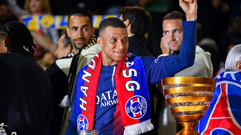 Kylian Mbappe is leaving Paris Saint-Germain. - null