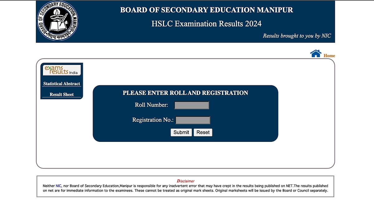 Official website : Manipur Class 10 Results Declared |