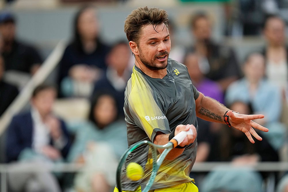 | Photo: AP/Thibault Camus : French open 2024 Day 1: Stan Wawrinka plays against Andy Murray