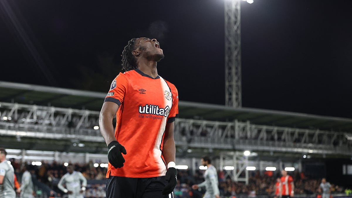 Elijah Adebayo levelled for Luton Town but was left frustrated in Friday's 1-1 draw with Everton.