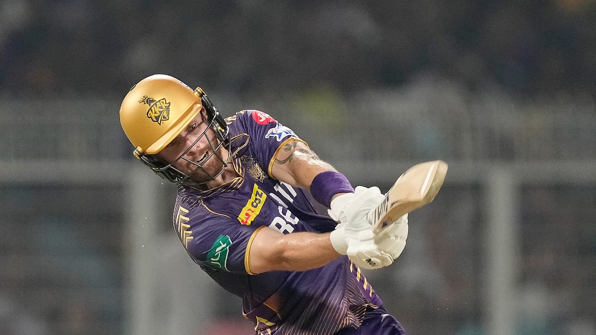 Phil Salt in action in IPL 2024. AP Photo