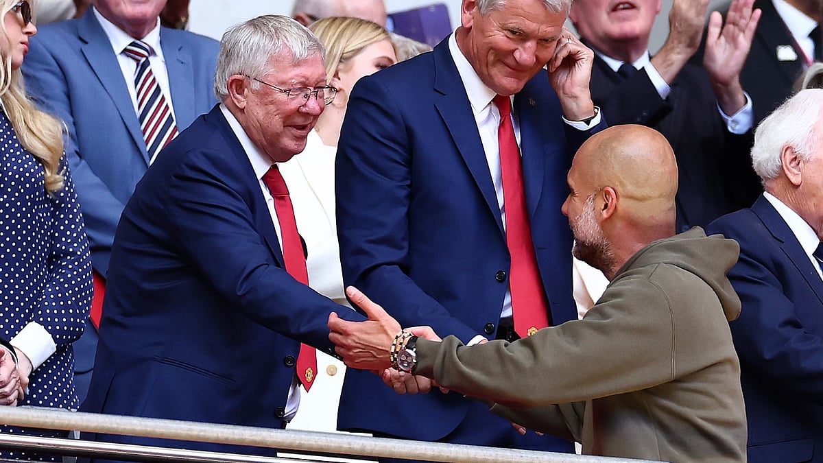 Alex Ferguson and Pep Guardiola