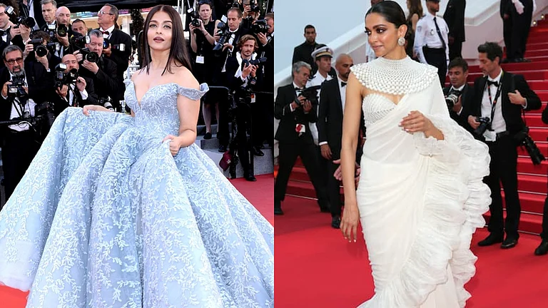 Aishwarya Rai Bachchan and Deepika Padukone at Cannes - Instagram