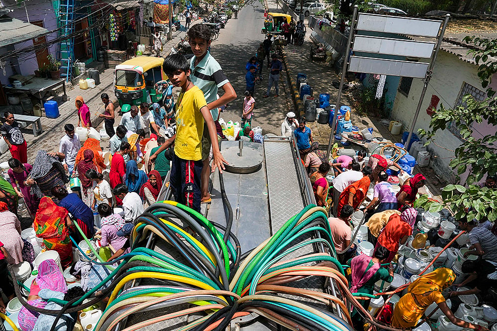 Delhi drinking water crisis photo_2