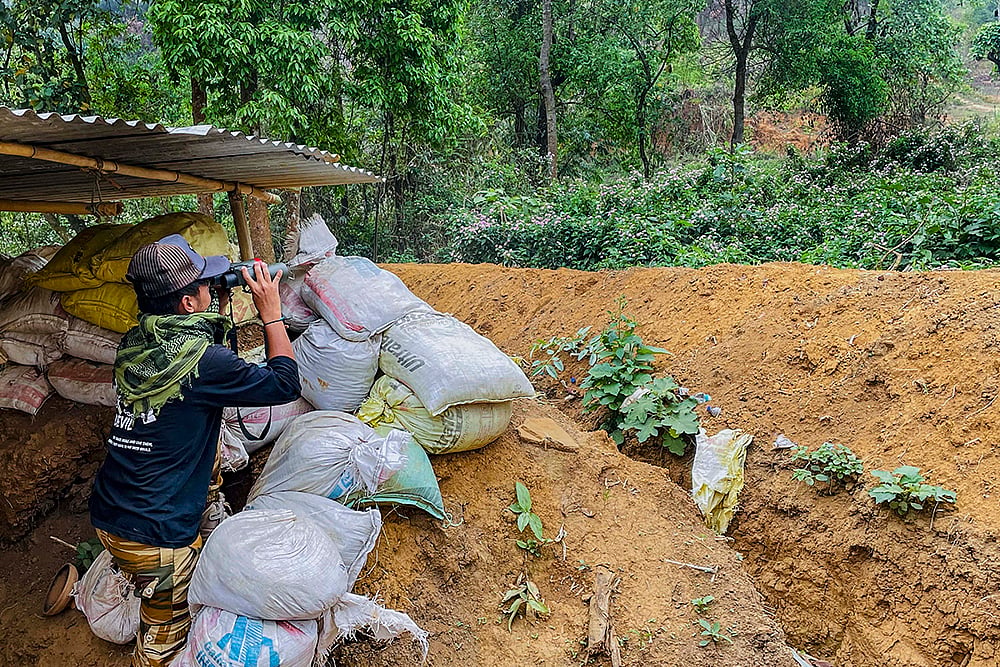 Village volunteer in Manipur