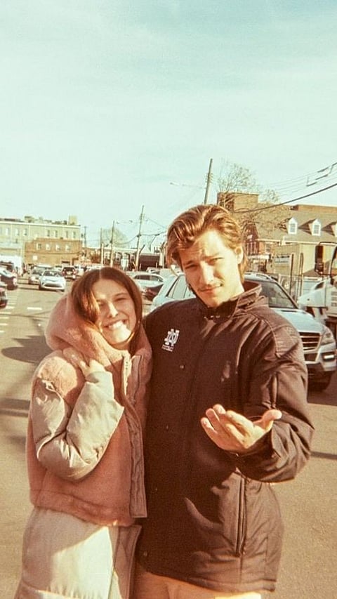 Millie Bobby Brown and Jake Bongiovi