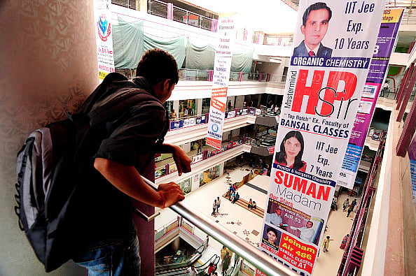 Images from Kota, which is a major coaching hub of the country for competitive examination preparations. -  Pradeep Gaur/Mint via Getty Images
