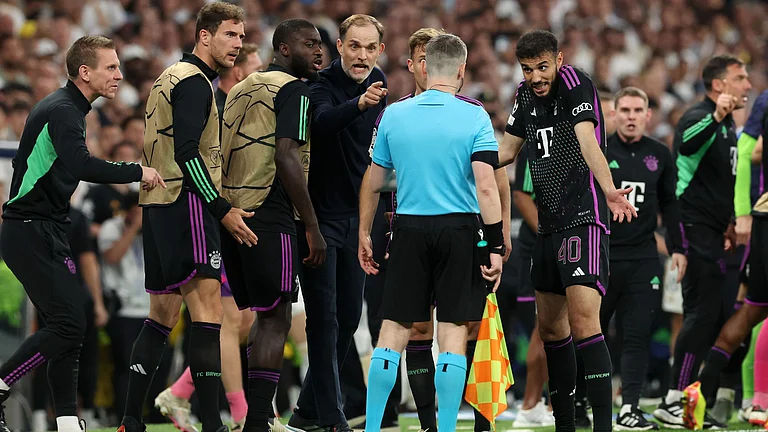 Tuchel and Bayern were far from happy with officials. - null
