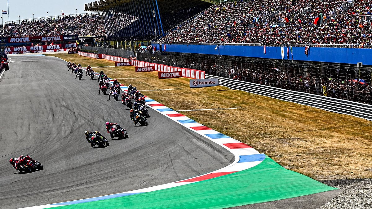 X | MotoGP : A glimpse from the Dutch GP 2024. 