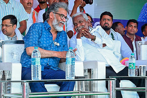 CM Champai Soren campaigns in Koderma