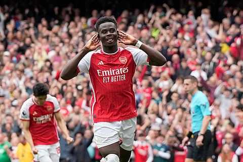  Arsenal's Bukayo Saka