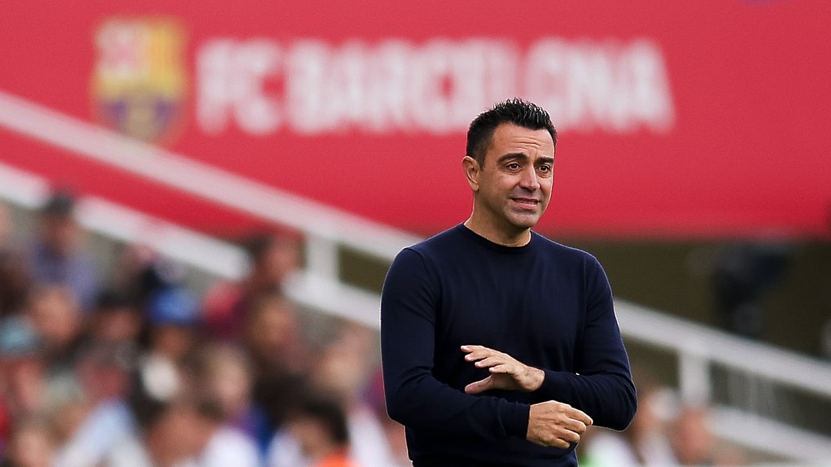 Barcelona manager, Xavi - null